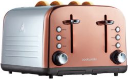 Cookworks 4 Slice Toaster - Copper.